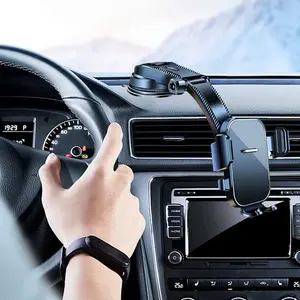 Gift for Father -2026 Car Phone Holder Installation, Instrument Panel Windshield Ventilation, Compatible with iPhone, Samsung, Android, Black