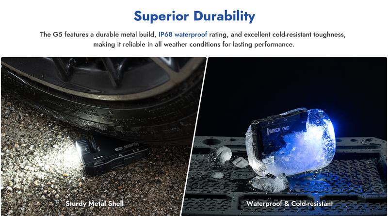 【New Year Sale】WUBEN G5 Pocket Flashlight – 400LM Brightness, RGB Light, 180° Head, USB-C Rechargeable, For EDC, Night Work, Camping, outdoorfun