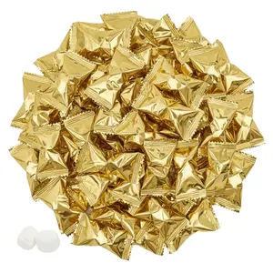110ct Gold Wrapped Buttermints – Individually Wrapped Butter Mints for Weddings, Baby Showers & Thank You Gifts