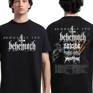 Behemoth The Godless IV 2026 Tour T-Shirt – North American Concert Shirt for Metal Fans, shirts men, shirts women.