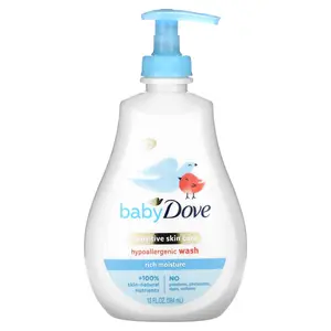 Dove Baby, Hypoallergenic Wash, Rich Moisture, 13 fl oz (384 ml)