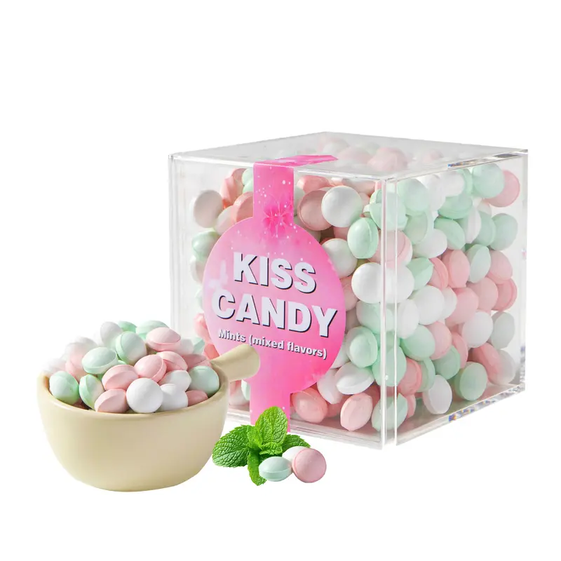 【Promotional Event】Sugar-Free Mint Candies in Square Box for Fresh Breath