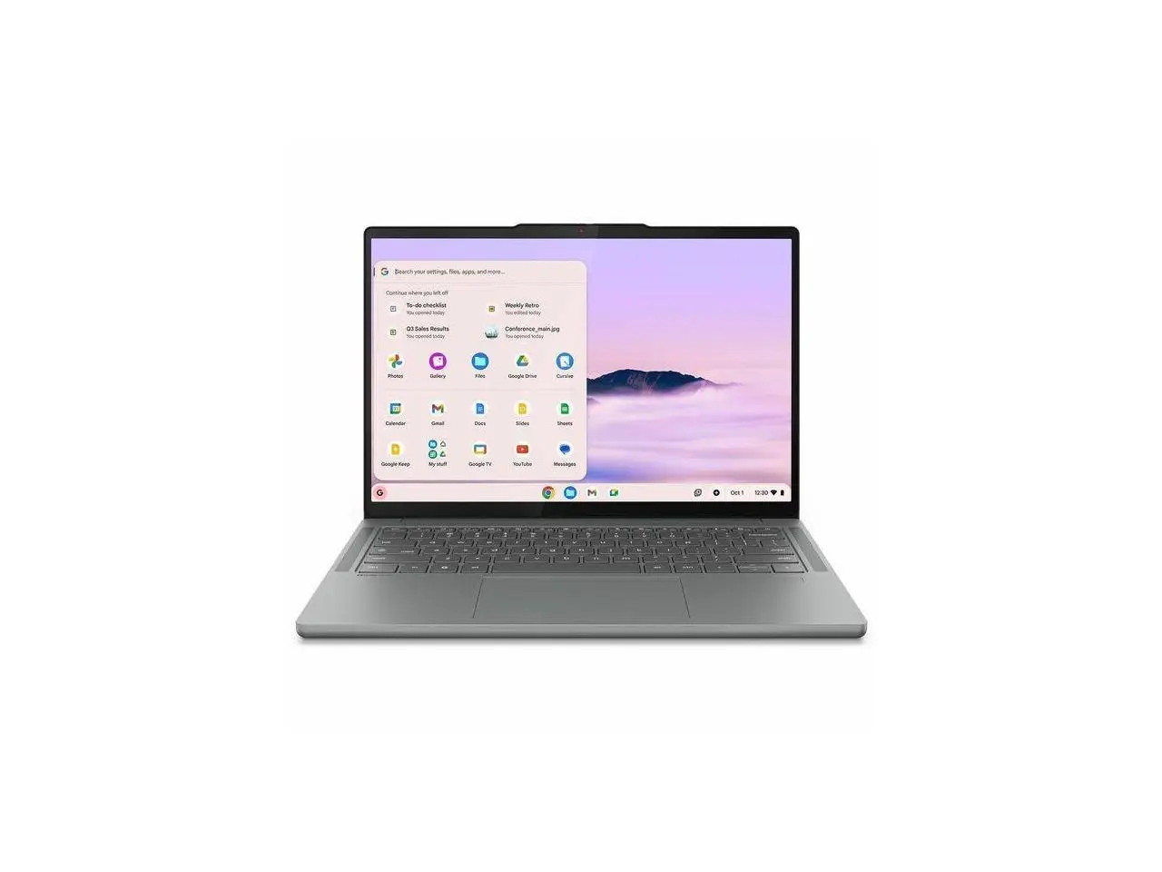 Lenovo Chrome 14M9610 83MW000EUS 14" Touchscreen Chromebook - Octa-core (ARM Cortex X925 + Cortex X4) - 16 GB - 256 GB Flash Memory - ChromeOS - Webcam - IEEE 802.11be Wireless LAN Standard