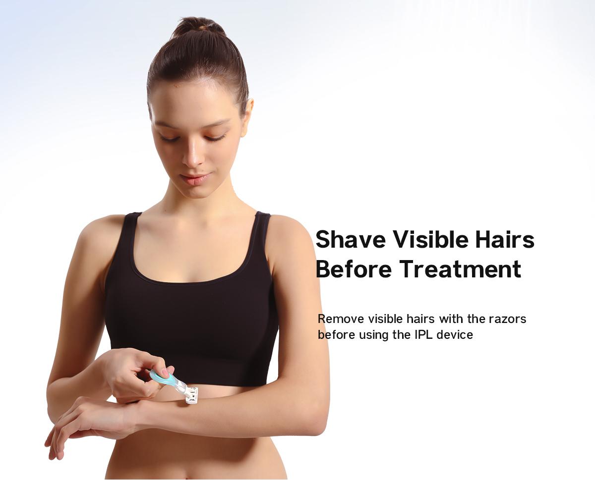 Blex Laser Hair Removal for Women and Men, Blex Velvet IPL Hair Removal Device with Sapphire Ice-Cooling Design, Dual-Pulse Technology & 0.2 Seconds Flash Gap, Nearly Painless & Lasting Result for Body & Face