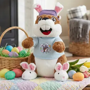 Buc-ee's Easter 2026 Plushie Limited Edition with Bunny Ears Cozy Slippers Commemorative T-Shirt Soft Plush Collectible Gift