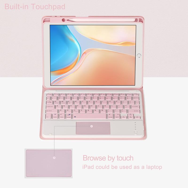 Keyboard Case with Mouse For iPad (A16) 11th Gen&10th Gen, Magnetic Case with Keyboard, Touchscreen and Mouse, Thin & Light Cover with Pencil Holder, Foldable Protective Cover, Auto Wake/Sleep, USB-C Charging, Anti-Drop Design, Tablet Keyboard Case with Mouse For iPad (A16) 11th Gen&10th Gen, Magnetic Case with Keyboard, Touchscreen and Mouse, Thin & Light Cover with Pencil Holder, Foldable Protective Cover, Auto Wake/Sleep, USB-C Charging, Anti-Drop Design, Tablet