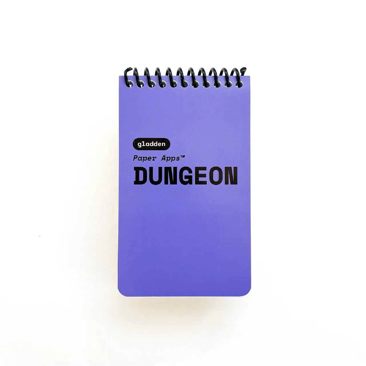 Paper Apps DUNGEON 3x5" Notebook - 60-Page Office Stationery, Procedurally Generated Dungeon-Crawling Adventure Game, Take It On The Go, Over 10000% Funded on Kickstarter, Pencil Dice Sold Separately