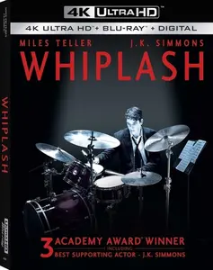 Whiplash  [4K ULTRA HD BLU-RAY MOVIE] With Blu-Ray, 4K Mastering, , Dubbed, Subtitled, Widescreen, 2 Pack