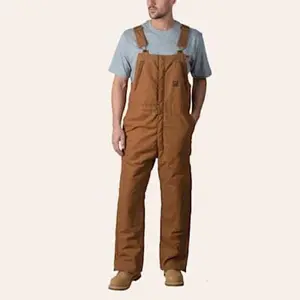 Walls Men's Frost Pecan Insulated Duck Work Bib Overall