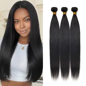 RAGMZZE 10-30 Inch Straight of Body Wave of Deep Wave of Kinky Straight Hair Bundles, 100% Unprocessed Vietnamese Virgin Human Hair Extensions, Raw Hair Quick Weave Extensions, Natural Black, Shiny Hair Bundles, 12A Human Hair Bundles luxury deep