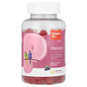 Chapter Six Prenatal Gummies, Grape, 60 Gummies