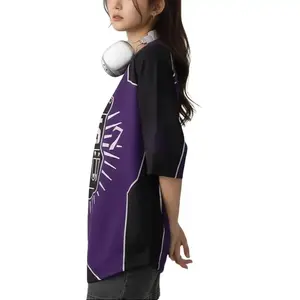 Bangtan OT7 Is Back Purple Love Football Jersey, Football Crop Top Unisex Jersey – Casual Sportswear for Couples, 90s Vintage Style, for Sports & Outdoor Activities