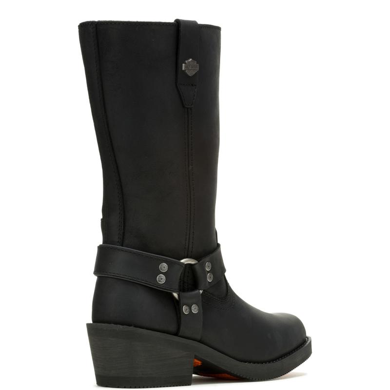 Harley-Davidson Korsen Tall Ride  10" Waterproof Womens Black Boots