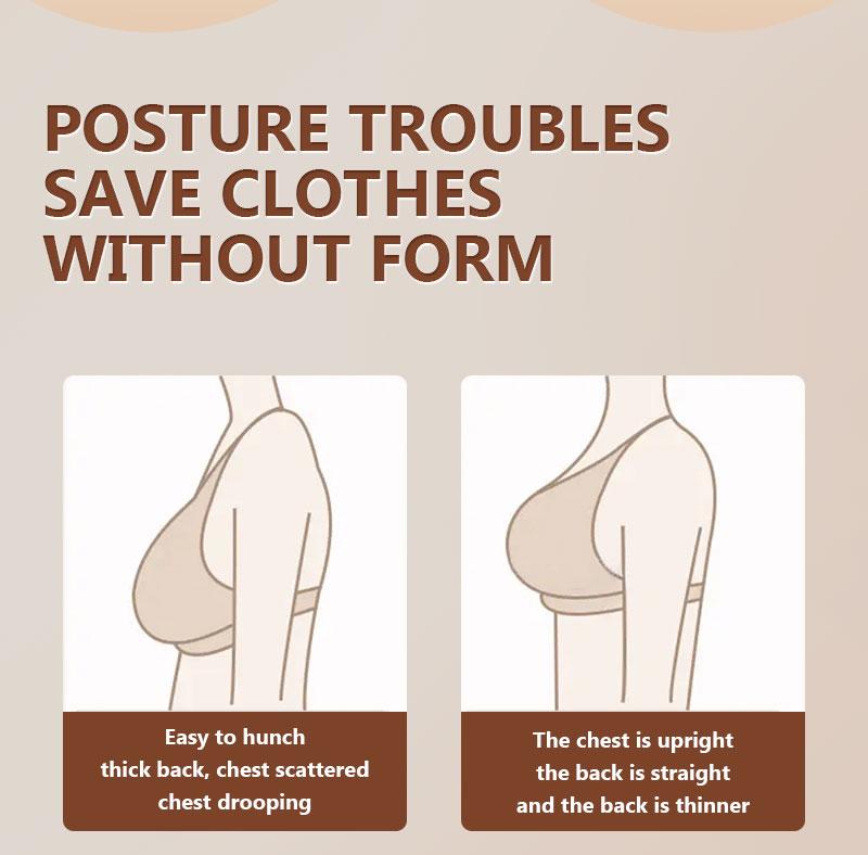 【Postural correction】Women's Wireless Full Coverage Sports Bra - Soft Breathable, Non-Removable Moulded Cups | Beige Yoga Gym Activewear for Daily & Fitness Use