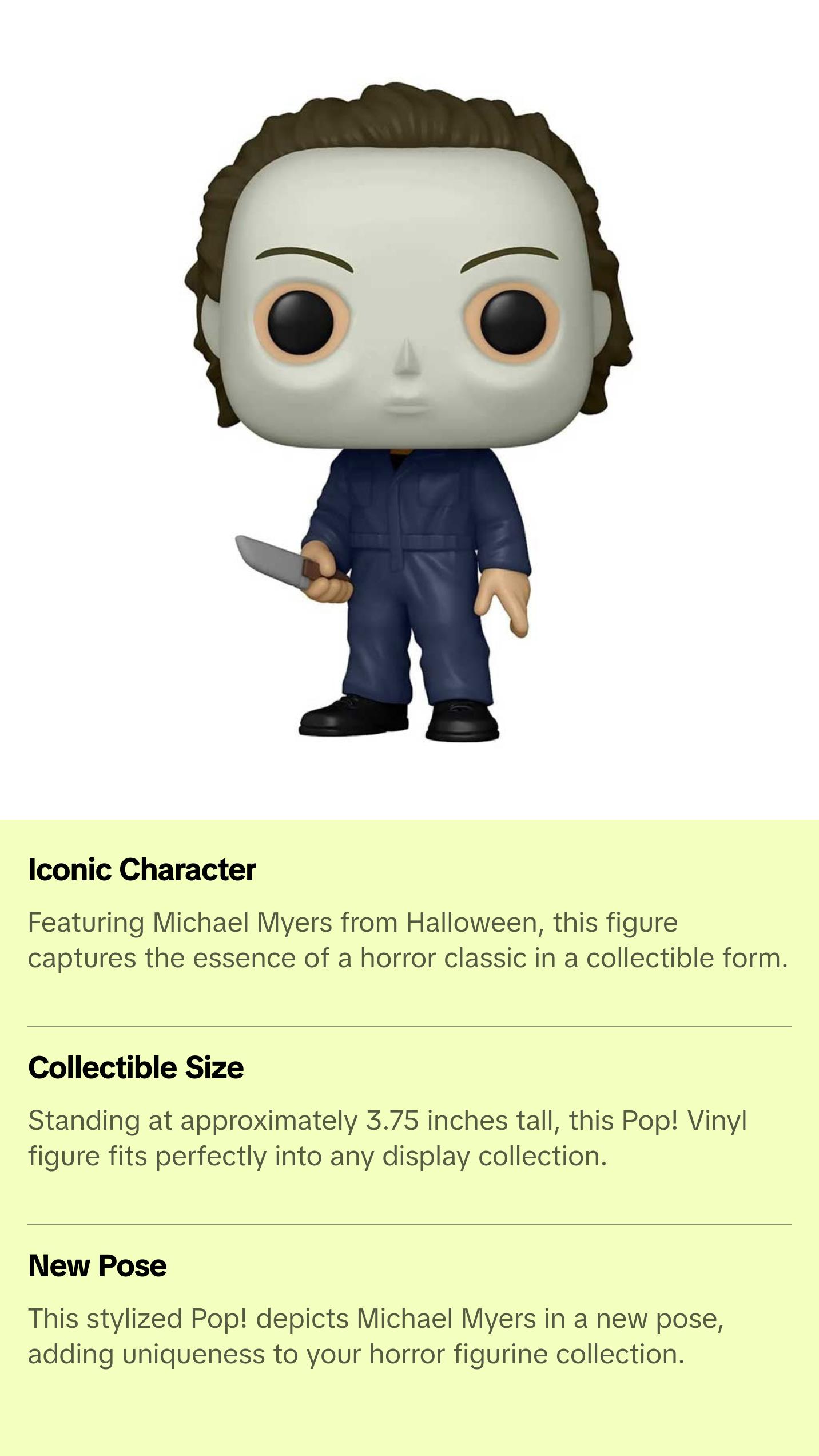 Halloween Michael Myers Pop! Vinyl Figure #1156