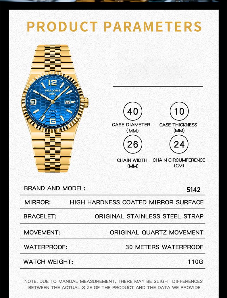 Men's Business Fashion Simulated Quartz Wristwatch with Diamond Accents Three-Dimensional Linear Grid Texture Luminous Display Date Function Water-Resistant Elegant Gift Box