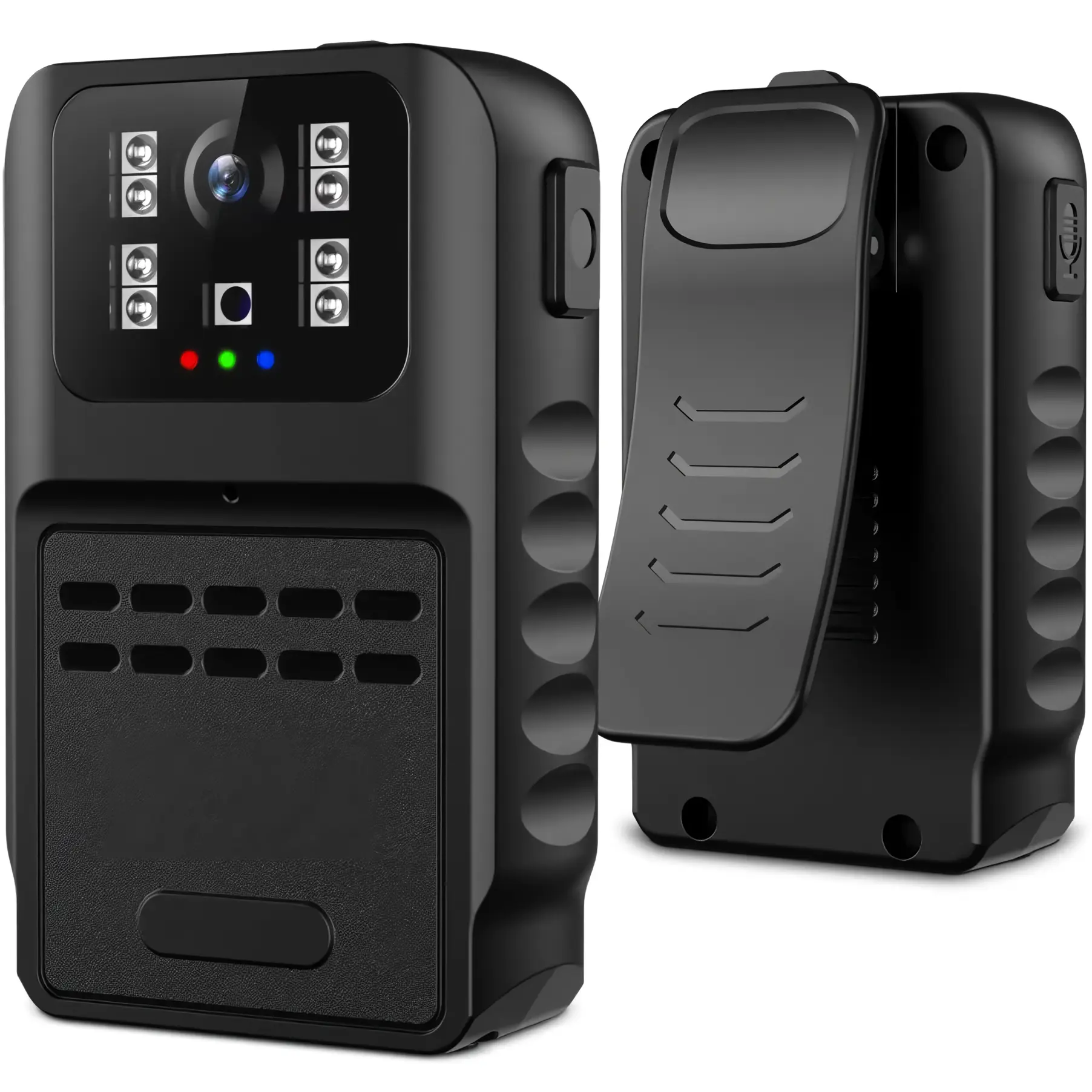 SpyWfi Rechargeable Police Body Camera - 1080p HD Wi-Fi, Night Vision, Motion Sensor, Wi-Fi Stream, Capture and Stream Video and Audio, Cop Cams for Security Monitoring