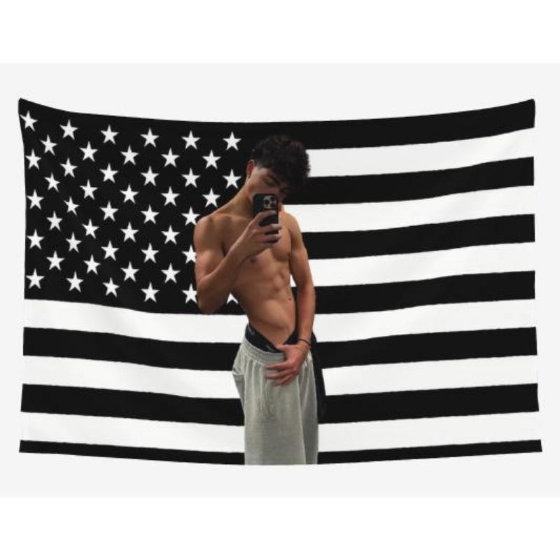Funny American flag wall hanging malachi flag tapestry,can be used in kitchen, living room,bedroom,barton dining room. Decor Decorative Decoration
