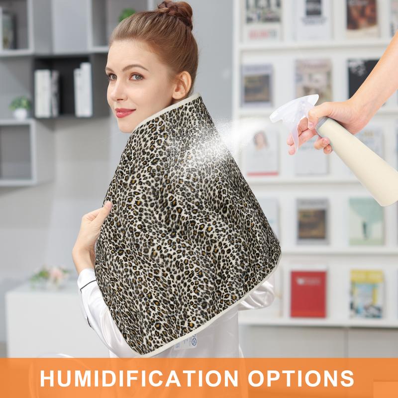 Heating pad, 33  x 17 inches, 24  x 12 inches, with 6 temperature levels and 4 time settings, portable, heated back, neck, shoulders, and legs, machine washable, perfect holiday gift for men and women, Christmas gift