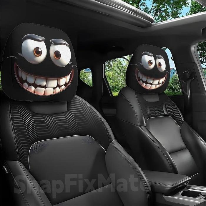 SnapFixMate Funny Cartoon Car Headrest Covers – 2PCS Universal Fit,SnapFixMate,TikTokShopBlackFriday SnapFixMate Funny Cartoon Car Headrest Covers – 2PCS Universal Fit,SnapFixMate,TikTokShopBlackFriday