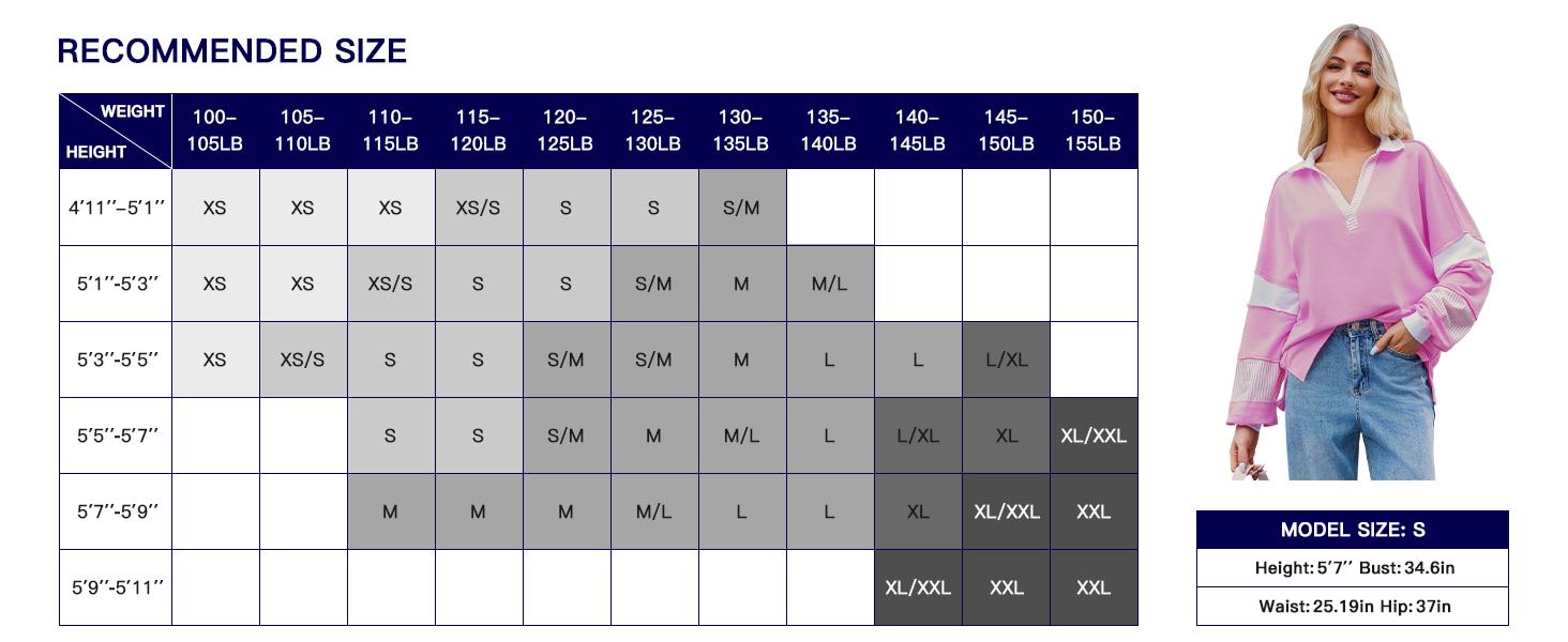 Imily Bela Womens Color Block Oversized Sweatshirt V Neck Long Sleeve Casual Loose Pullover Tops