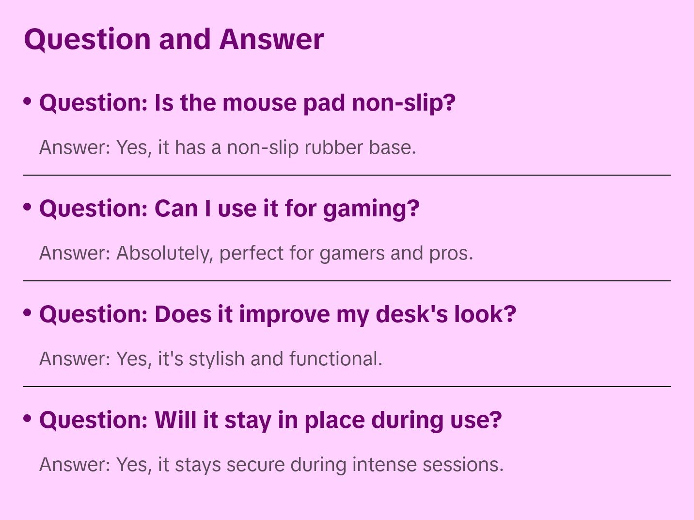 Large Gaming Mouse Pad, Non-Slip Rubber Base Keyboard Mouse Mat Desk Pad for Work, Game, Office,