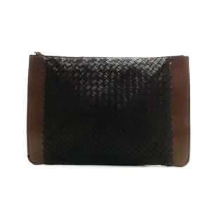 Pre-owned Bottega Veneta Calfskin Clutches & Wristlets Intrecciato clutch Authentic secondhand