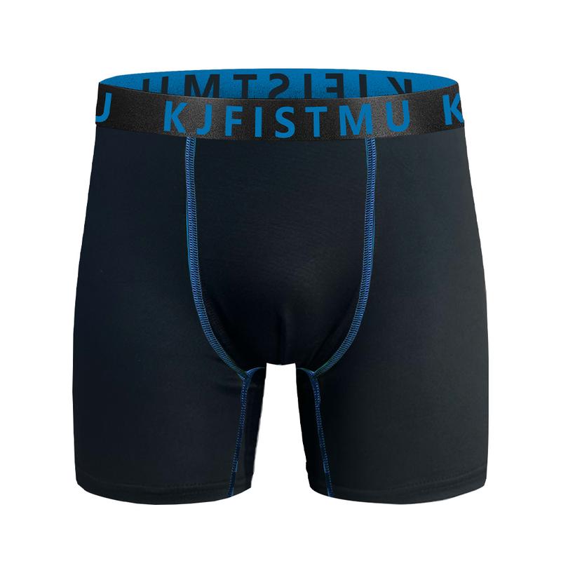 KJFISTMU 16-piece men's boxer briefs set, featuring bright geometric patterns, medium stretch, breathable and comfortable, solid colors, colorful striped waistband print, suitable for daily wear, boxer shorts, comfortable underwear, durable craftsmanship