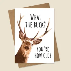 Birthday Card • Buck Birthday Card Birthday Card • Buck Birthday Card