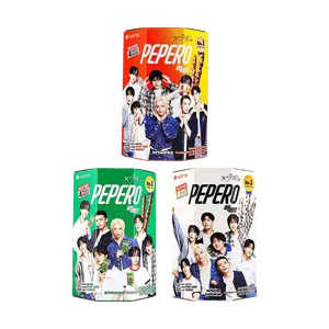 LOTTE Pepero Chocolate Cookie Sticks Variety Pack - Almond, Oreo Cookie, Crispy Rice Flavors - 3 Large Tubs (396g) - Korean Snack, Stray Kids Official Merch【Packaging May Vary】