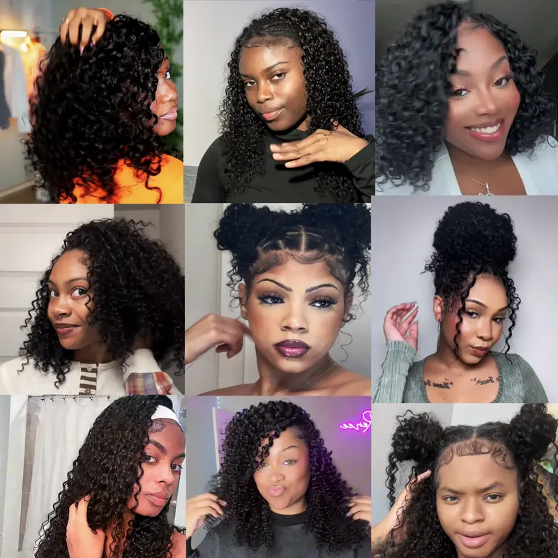 ⟦Black Friday Deal⟧ LWIGS Water Wave & Burmese Curly Feather Crochet Hair Extensions 100% Human Hair Blend for Knotless Braids - 3 to 4 Bundles for Full Head #summervibes #deals for your days ⟦Black Friday Deal⟧ LWIGS Water Wave & Burmese Curly Feather Crochet Hair Extensions 100% Human Hair Blend for Knotless Braids - 3 to 4 Bundles for Full Head #summervibes #deals for your days