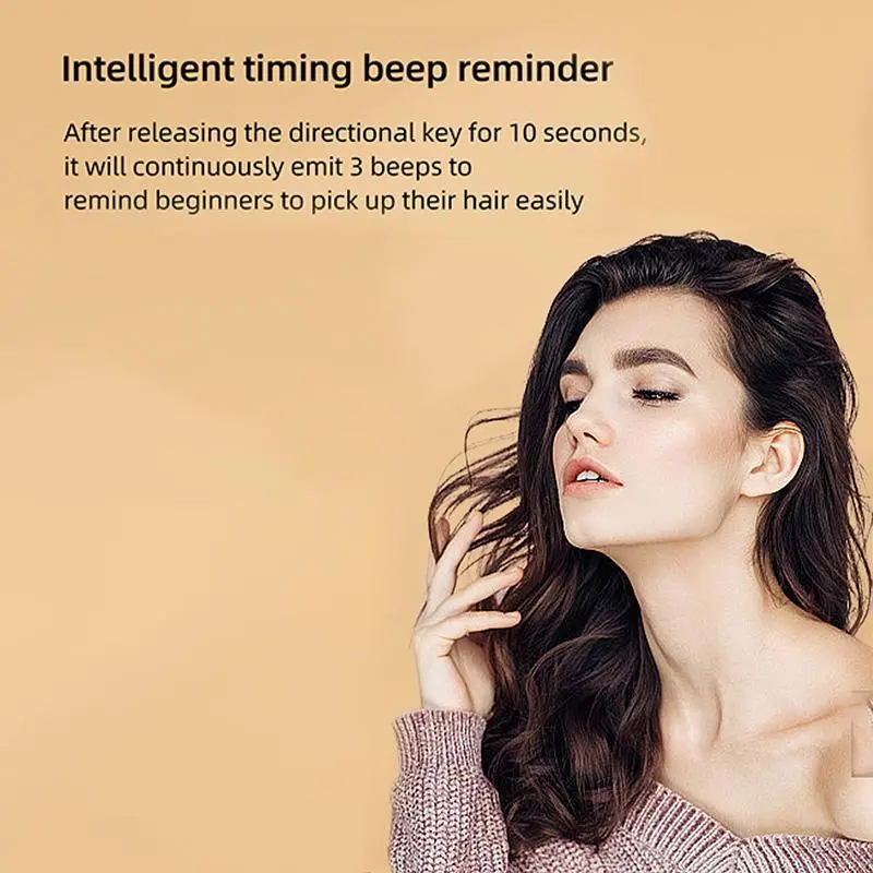Automatic curling iron hair styling details