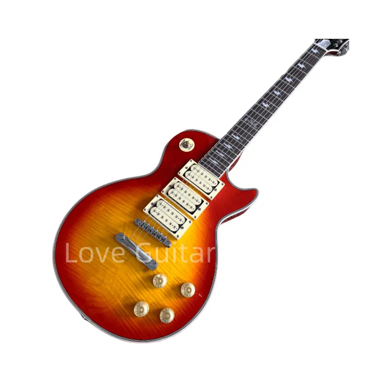 Custom Electric Guitar,Mahogany Body, abr-1 bridge,Gold Hardware, Free delivery