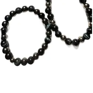 Double Protected Beaded Bracelet with Anti-Anxiety Tigers Eye for Stress Relief and Calmness