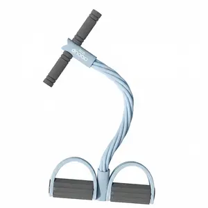 3-in-1 Multifunction Pedal Resistance Band, Elastic Pull Rope Fitness, Full-Body Workout at Home Gym, Exercise Sit-up, Yoga, Abdominal Training