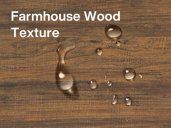 LITTLE TREE 41.3" Farmhouse Console Table, 2-Tier Wooden Entryway Table with Storage, Rustic Narrow Behind Couch for Living Room, Hallway, Foyer