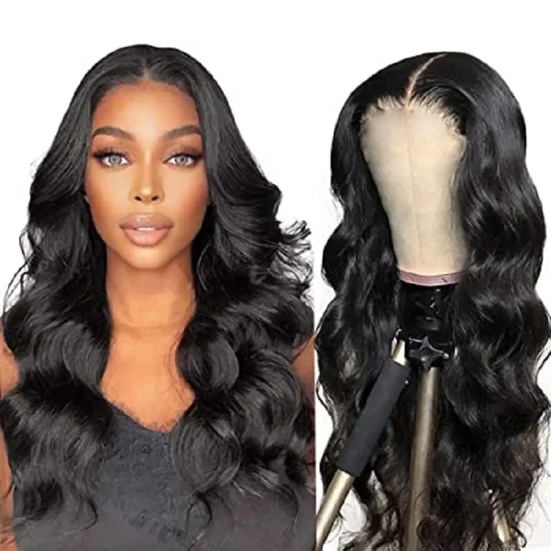 Wear and Go Glueless Wigs Hair Pre Plucked Pre Cut Wigs for Black Women 180 Density Water Wave Bob Wig Hair Curly Wig 26 Inch
