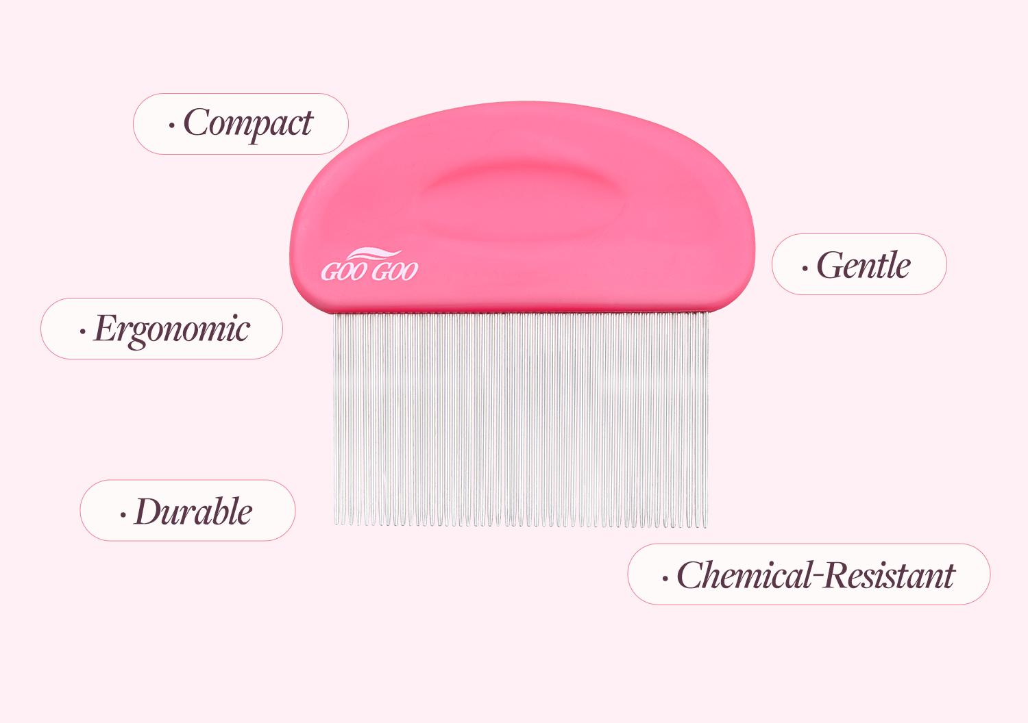 GOO GOO Hair Extension Removal Comb, Professional Tape-In Adhesive Remover Tool, Glue Residue Cleaning Comb for Tape Extensions#SpringStatements