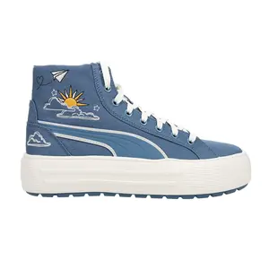 PUMA Womens Kaia 2.0 Novelty Graphic High  Sneakers Shoes Casual - Blue