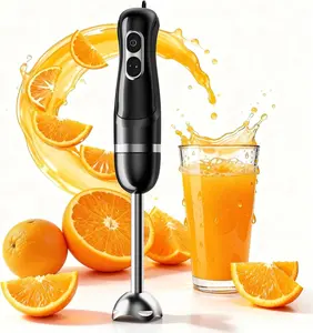 Immersion Blender Handheld, Corded Electric Blenders Portable Stick Mixer with 2 Mixing Speed and Stainless Steel Blades Emulsifier for Effortless Blending Soup, Smoothies, Puree or Baby Food