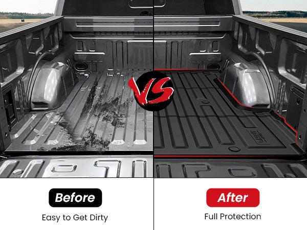 Lasfit fit for 2024-2026 Ford F-150 & Ford F-150 Lightning Truck Bed Mat, Not Fit Drop-in liners