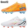 Cross Legion Unisex Seamless Upper Soccer Cleats - Lightweight PU Leather Spike Shoes with Good Grip, Foot Protection, Touch & Control, All Seasons Training Footwear, Black/White, EU37-EU45 (Incl. EU40)