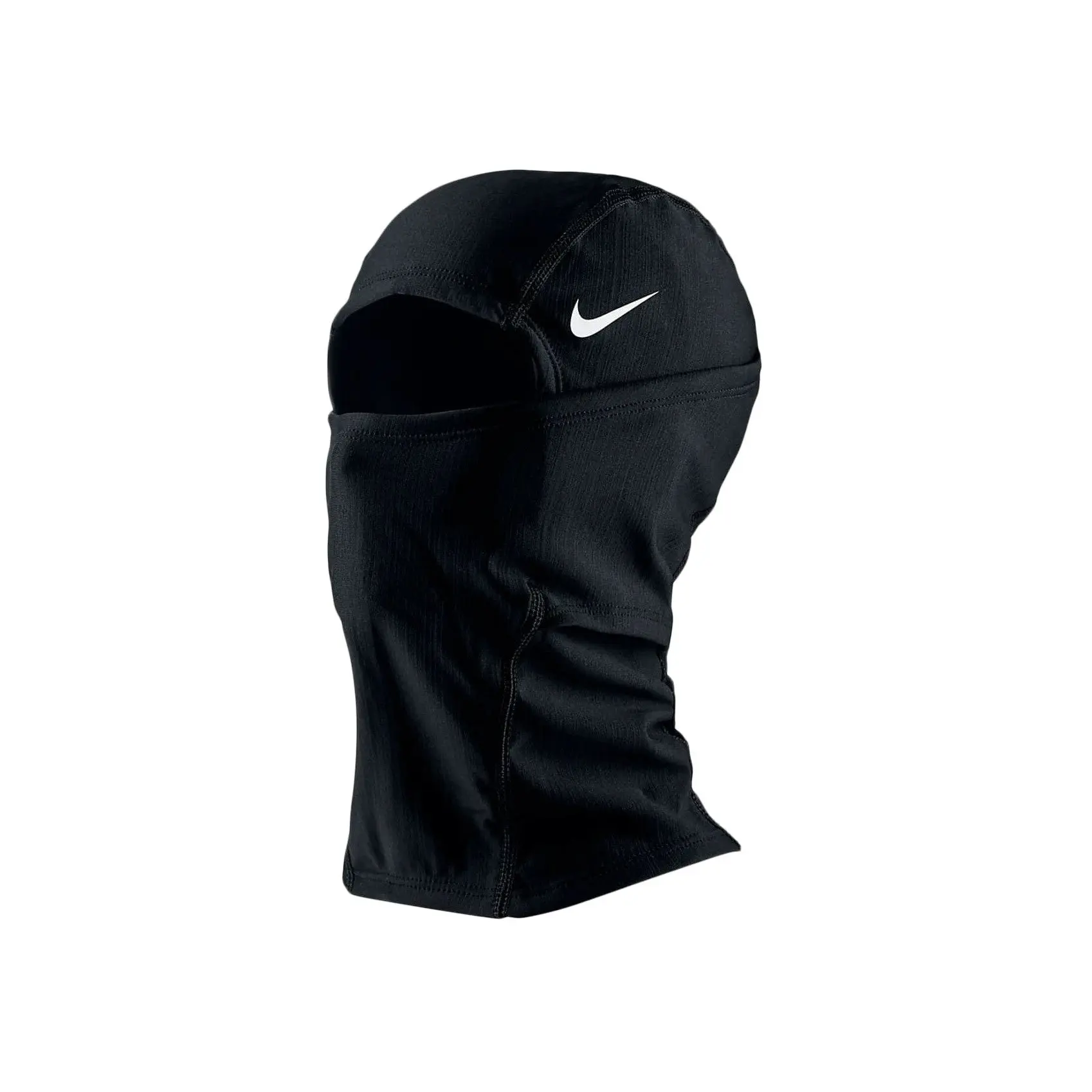 Nike Pro Therma-FIT Hyperwarm Hood Balaclava Ski Mask Black/White Unisex Convertible Windproof Cold Weather Face Cover
