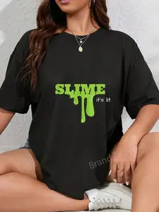 100% Cotton Slime TShirt - Slime, It's Lit Tee T-Shirt