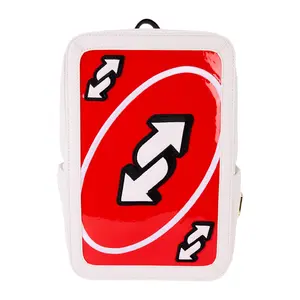 Loungefly Mattel Uno Reverse Card Mini Backpack Loungefly Mattel Uno Reverse Card Mini Backpack