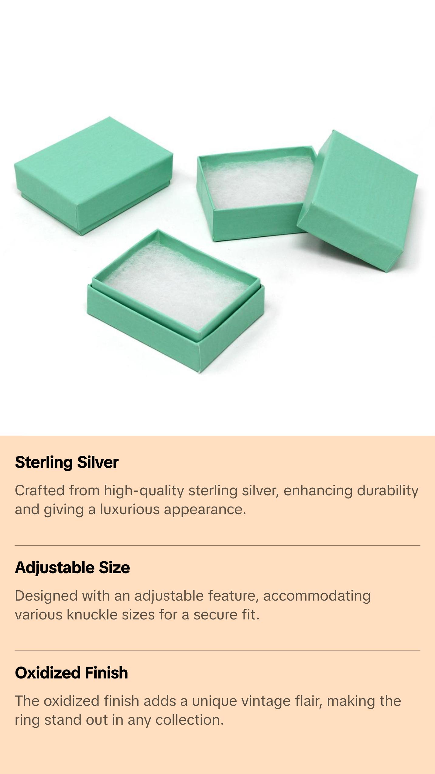 Vine Design Knuckle Ring