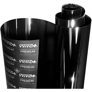 Ultra Gloss Premium Vinyl Car Wrap Film – 1ft x 5ft, Gloss Piano Black, Durable & Easy to Install Automotive Exterior Wrap