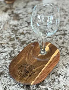 Funny Retirement Gift – “I Don’t Give a Sip” Wine Caddy & Snack Tray