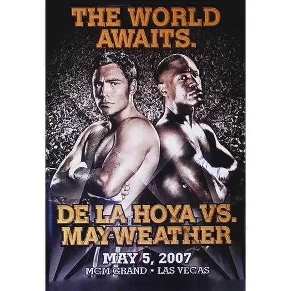 Floyd Money Mayweather VS Oscar De La Hoya Fight Boxing POSTER PRINT (Print only, frame not included)