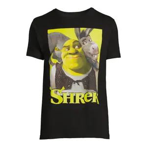Men's Shrek & Donkey Graphic Tee T-Shirt